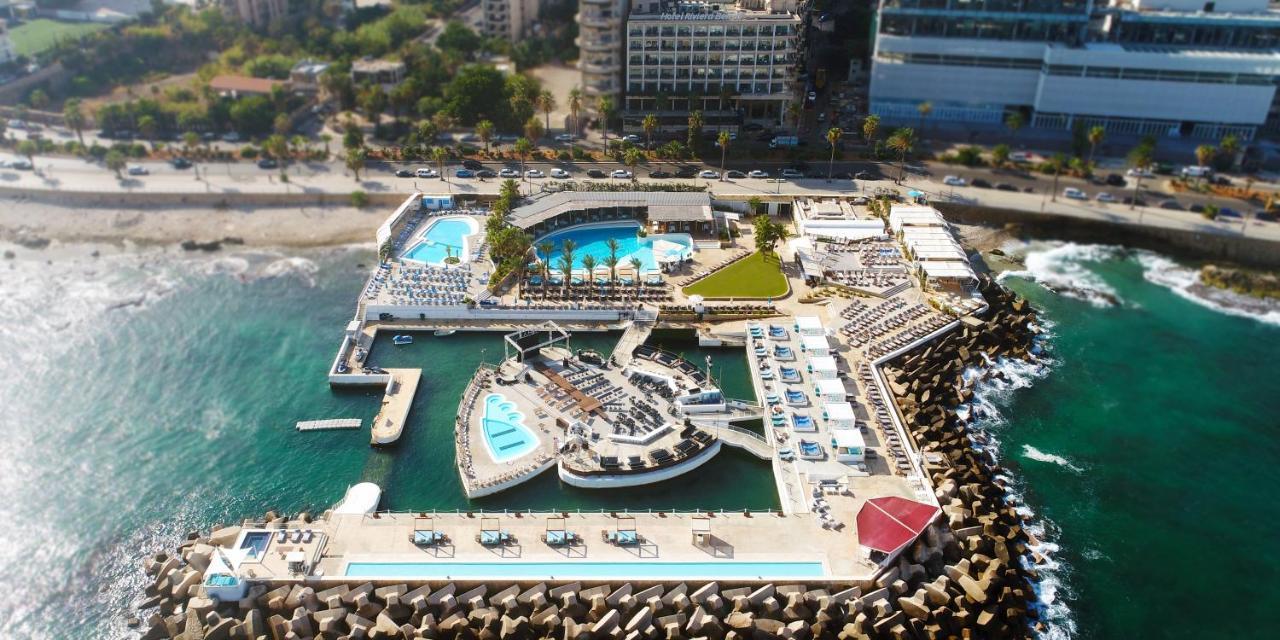 Riviera Hotel And Beach Lounge, Beirut Exterior foto